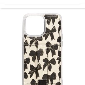 Elegant Black Bow Pattern Phone Case